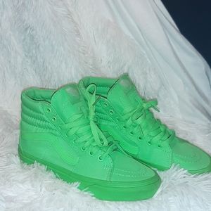 Neon Green Van's Off The Wall